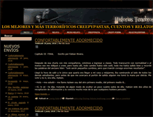 Tablet Screenshot of historiastenebrosas.com